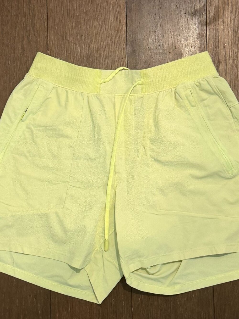 lululemon Men's License To Train 5" linerless shorts- Size Small- Highlighter